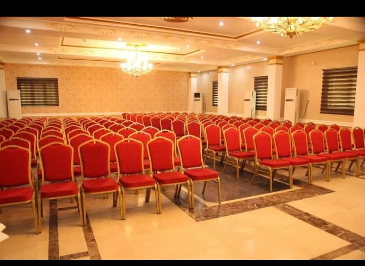 ETERNO HOTEL NO: 103B AIGUOBASIMWIN CRESCENT, OFF IKPOPAN ROAD GRA, BENIN CITY, EDO STATE. HALL. Cloza App for Booking Details Below